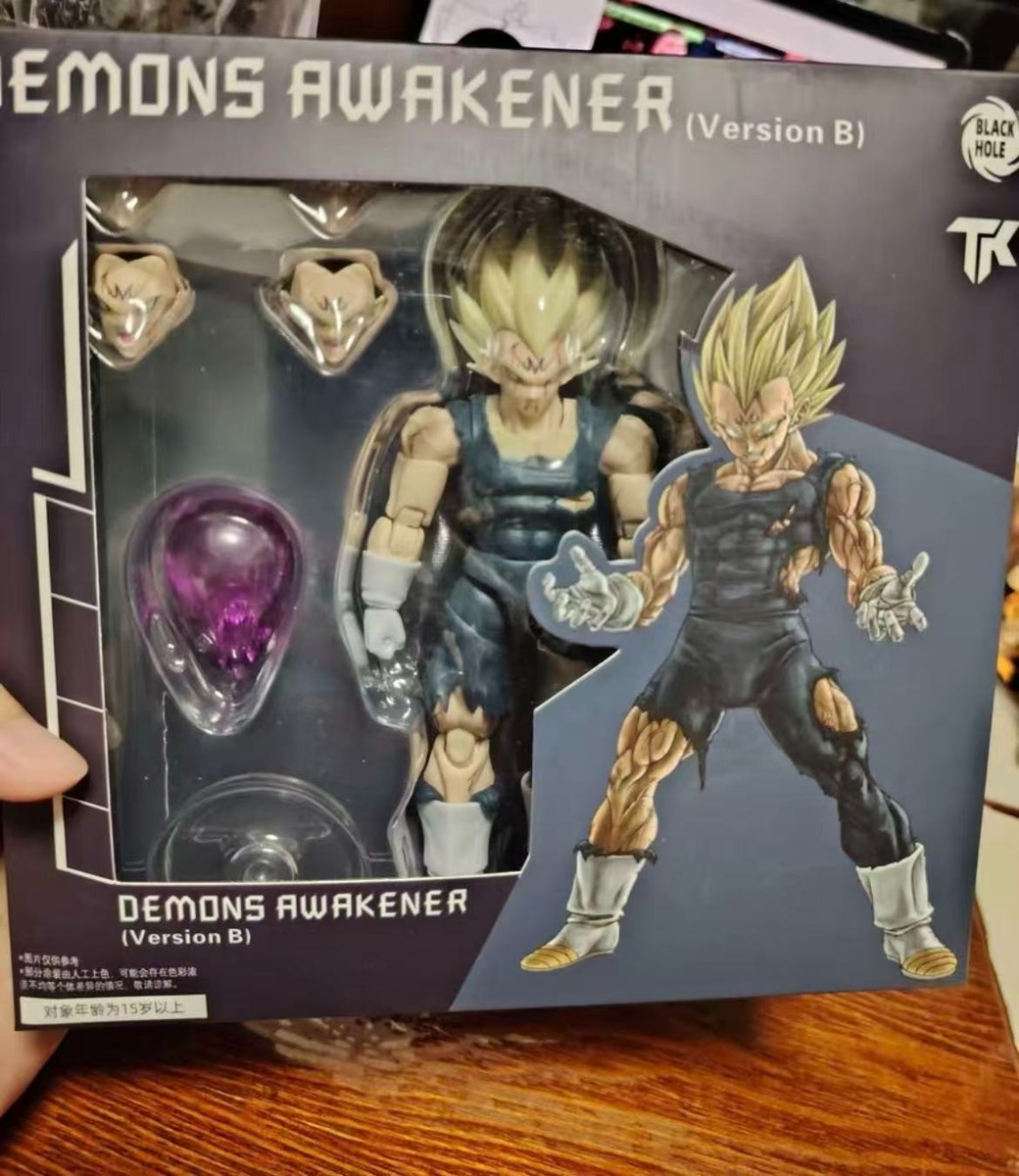 Black Hole TK Custom Majin Vegeta 3.0 super saiyan 1/12 shf Battle