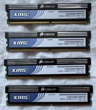 Corsair CM2X2048-6400C5C 8GB, PC2-6400 (DDR2-800), DDR2 SDRAM, 800 MHz, DIMM