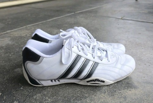 Size 7.5 Adidas Goodyear Adi Racer Low Driving Racing Shoes White Black