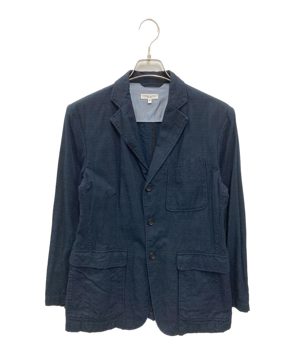 ENGINEERED GARMENTS BAKER JACKET WORKWEAR BLAZER MEN NAVY COTTON