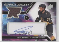 2020-21 SPx Rookie Auto Jersey Tier 1 344/375 Gage Quinney #GQ Auto 7l6