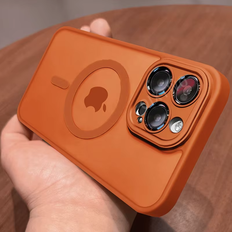 Luxury Matte Armor for Magsafe Magnetic Wireless Charging Case for Iphone 11 12