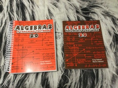 Teaching textbooks algebra 2 answer key and  textbook only