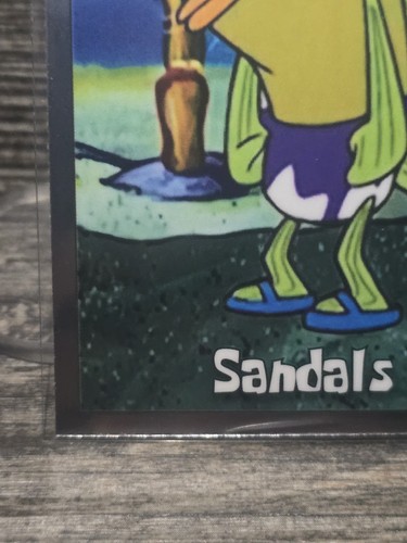 2025 Topps Chrome SpongeBob SquarePants #152 Sandals  - Picture 5 of 6