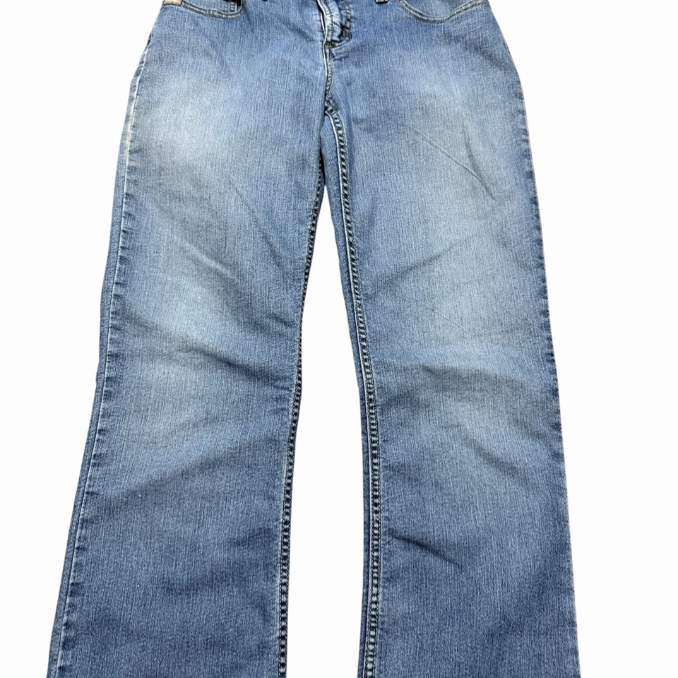 Pantalones de mezclilla vintage Y2K para mujer Cruel Girl relajados lavados ligeros talla 5 Foto 4 de 4