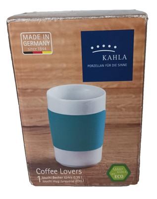 New in Box - Kahla Mug - Porcelain with Special Grip - Made in Germany