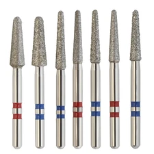 Zirconia Diamond Burs Round End Taper FG High Speed Z856/018M 856/016F 856/025M