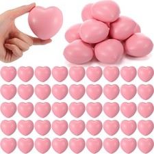 Soulchen 24 Pcs 2.75 Inch Conversation Heart Stress x inches, Pink