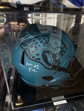Trevor Lawrence Jacksonville Jaguars Autographed Helmet Fanatics COA