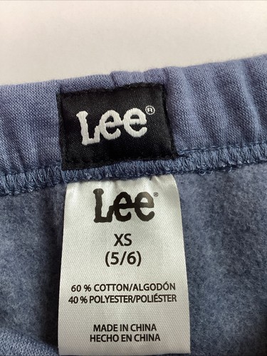 Lee Boys Youth Jogger Pants w/Pocket Rugged Knee, Blue, Size: XS 5/6 - Picture 5 of 6