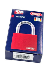 Image of Abus T65AL/40 Aluminium Padlock Red Keyed Alike 6401 - 49940