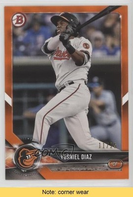2018 Bowman Draft Orange 11/25 Yusniel Diaz #BD-7 READ 0f8