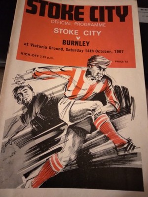 Stoke City  v Burnley  196768