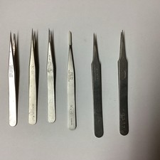 Lot Of 6 Swiss Watchmaker Jeweler s Tweezers