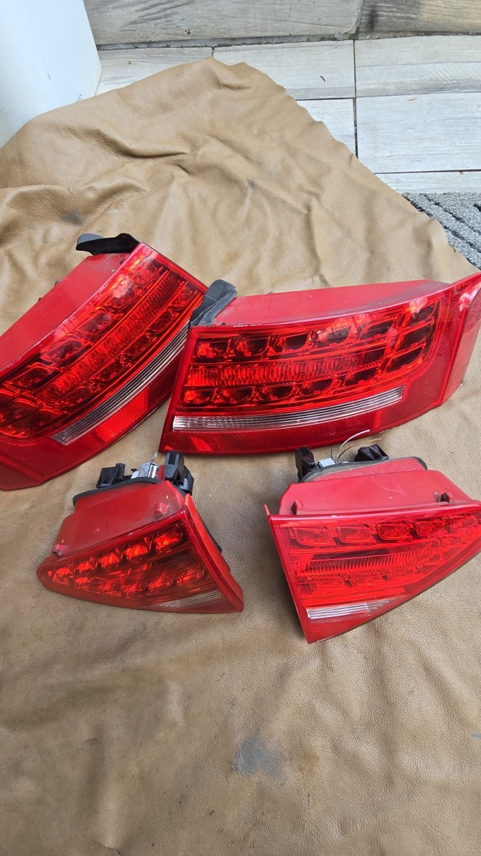 2008-2012 Audi A5 S5 Coupe Side LED Outer Tail Light OEM 4pcs