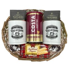 Personalised Couples Tea & Costa Coffee Gift Hamper Husband Wife Valentine Set
