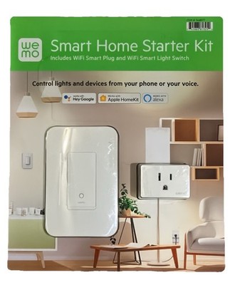 Wemo Smart Home Starter Kit Smart Plug Switch Controlled Google Apple Alexa New