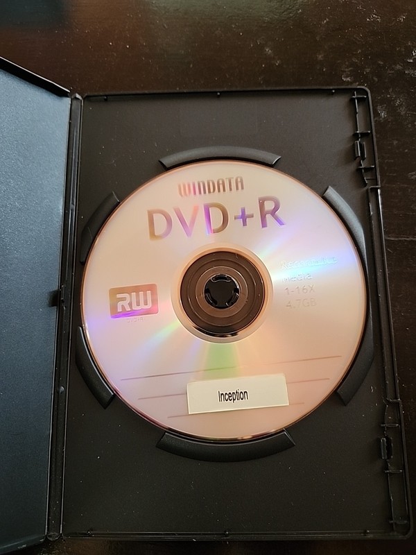 Inception DVD