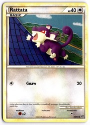 Rattata 64/90 HeartGold & SoulSilver Undaunted Common