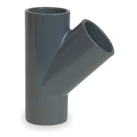 Zoro Select 9870-040 Cpvc Wye, Schedule 80, 4" Pipe Size, Socket, 9870-040