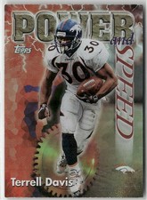 1998 TOPPS #1 TERRELL DAVIS SEASON'S BEST DENVER BRONCOS