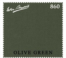 Simonis 860 Pool Table Cloth -Olive Green 8FT