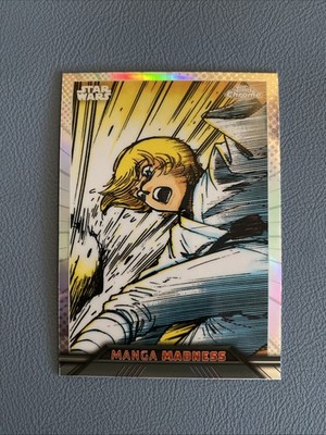 Star Wars Karte Topps Chrome 2023 Manga Madness MM-15 Luke Skywalker