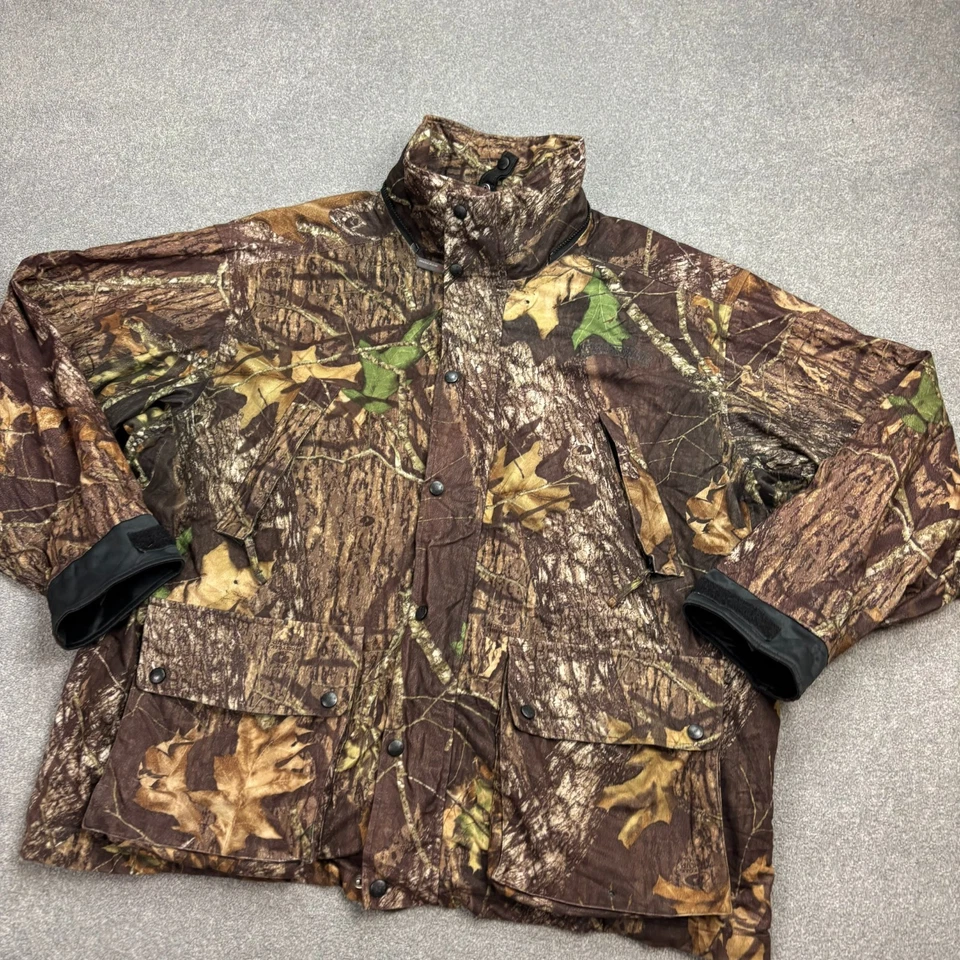 RealTree Jacket Adult X Large Brown Workwear Hunting Camo Lined Outdoors Men* - Image 2 of 4