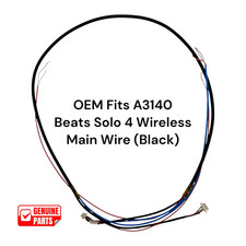 Genuine Beats Solo 4 Wireless Main Internal Wire Assembly A3140 Black   Parts