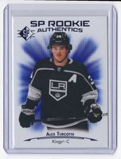 2021-22 SP Rookie Authentics Alex Turcotte Rookie Los Angeles Kings #137