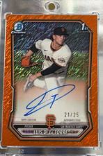 Luis De Bowman Chrome 2026 Orange /25 Auto