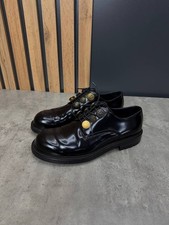 Dolce & Gabbana Black Leather Derby Shoes Size 9 Duties Paid (USA)