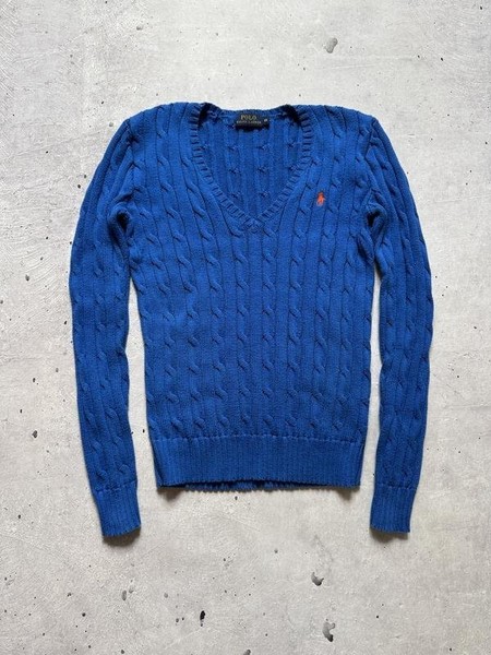 Women Polo Ralph Lauren Sweater Navy 34 / XS / 42 #CK7Q