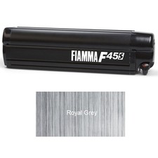 FIAMMA F45S MOTORHOME AWNING - Deep Black Case - Grey Material - 260cm