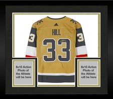 Framed Adin Hill Golden Knights Signed Authentic Jersey w/Stanley Cup Patch