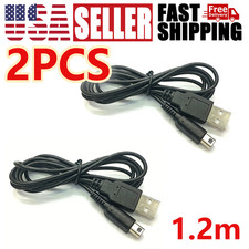 2Pcs USB Charger Charging Cable for Nintendo DSi XL LL, 3DS XL, 3DS, 2DS, NDSi
