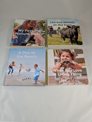 Lovevery Kids Childrens Book Lot of 4 - Nature, Animals, Outdoors, Caring