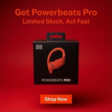 Dr. Dre's Powerbeats Pro Wireless Bluetooth Earphones - Lava Red - Free Ship USA