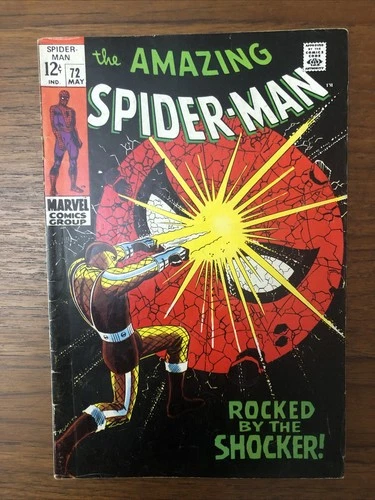 The Amazing Spider-Man #72 Marvel 1969 Shocker Appearance Lee Buscema Romita