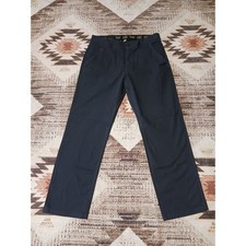 CAT Caterpillar Mens Navy Flex Waistband Utility Work Pants 34x30