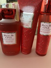 Bath  Body Works You  re The One Fine Fragrance Mist, Body Cream  Body Wash Set