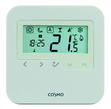COSMO Digital-Raumthermostat 230V AP programmierbar RAL9010 CRTDAP