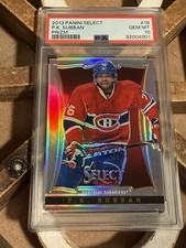 2013-14 Select P.K. Subban Prizms #18 Canadiens PSA 10