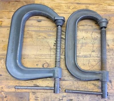 Wilton Super Deep 4406 & Williams 406CC Deep Throat C Clamps 