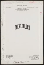 [ Marion W. Savage for Pheno:Chloro brand Antiseptics and Germicides]