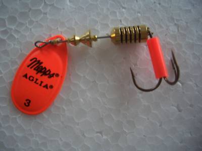 Mepps Aglia Fluo Orange, Gr. 3 mit 6,5 g 