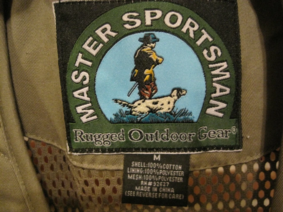 MASTER SPORTSMAN RUGGED OUTDOOR GEAR TAN VEST SIZE MEDIUM-REGULAR--NEW - Image 2 of 4
