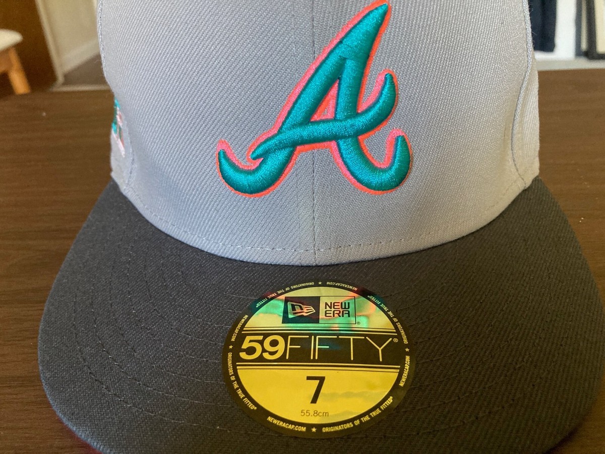 【US限定】NEW ERA 59FIFTY Atlanta Braves WS Teal Pink New Era Atlanta Braves 59FIFTY Cooperstown Pink & Teal 2000