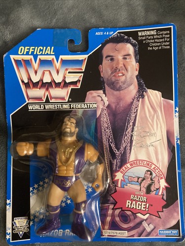 WWF Razor Ramon Hasbro Series 10 MOC WWE Wrestling...