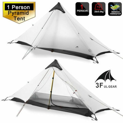 3F UL GEAR LanShan 1Person 3 Season Outdoor Ultralight Professional Camping Tent